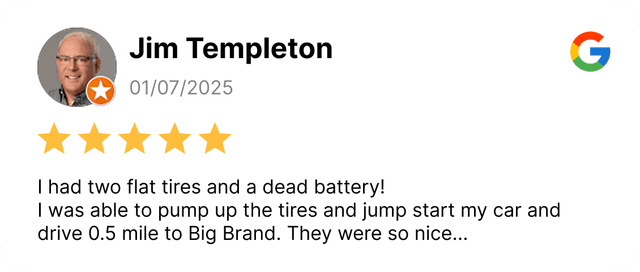 Authentic Google review example demonstrating real customer testimonials and ratings